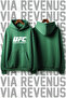 سويت شيرت بقلنسوة مطبوع عليه UFC