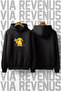 Pikachu Gym Printed Hooded Sweatshirt