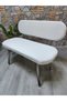Bohemian New Model Chair Cover Brick Pattern Cream Color - 4