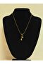 Women's Gold Stroke Set Necklace - 4