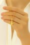 Women's Glitter Wings Gold Necklace