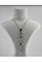 Seven Elements Necklace |   Zircon Stone Y Necklace - 2