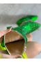 Tokyo Green Stone 6 cm Heel Dallas Boots Bottie - 7