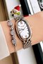 Original Women Wristwatch 3 Atm Water Resistant Rose Gold Color Steel Band + Gift Bracelet Gtjb2007C1 - 3