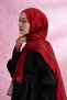 Sim Detailed Silk Shawl - Red - 2
