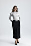 Women's Sandy Fabric Cross Drawstring Detailed Long Sleeve Blouse - 4