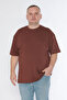Black Horn Men's Crew Neck 100% Cotton Oversize T-Shirt - 4