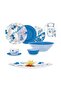 Sodo Glass Temp Ambi Floral Mix 46 pc Dinner Set