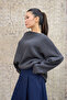 Gray Casual Knit Sweater - 4