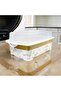 Airtight Clear Plastic Food & Fridge Preservation Organizer Box Bin with Lid - 6