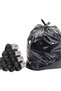 Outdoor Trash Bags, 21 Count, 30 Gallons (114L), Flap Tie, 2FT 6IN x 2FT 9IN - Black