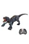 Blue Remote Control T-Rex Dinosaur – Toy with Steam, Light and Sound Effects - 2