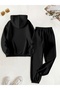 Malibu Printed Unisex Women/Men Hooded Oversize Bottom/Top Tracksuit Set - 2