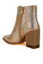 Women Rhinestones Embellished Ankle Boots in Gold - 3