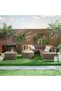 Pavia 5-Seater Outdoor Sofa Set | Steel Frame Garden Furniture | Modern Patio Seating - 2