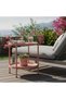 Geilo Double Tray Outdoor Garden Table | All-Weather Patio Furniture | Dia 16xT1.5mm - 5