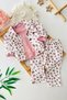 My Little One's Cicileri Heart Detailed Gabardine Girl's Jacket 3-Piece Set - Pink