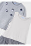 Knitted Clothing Set for Ages 4-10 - Gray - 5