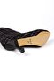 Leo Black White Women's Boots with Black Leather Back Zipper Detail on the Front - 8