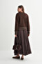 Striped Cardigan with Epaulet Detail - 4