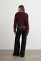 Striped Cardigan with Epaulet Detail - 3
