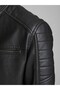 Jjewarner Jacket Noos Black Men's Leather Jacket Distressed Weathered - 4