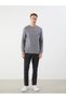 Rmz Clothing Season Deals Gray Crew Neck Ba Printed Men's Sweatshirt - 2