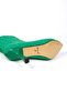 Leo Green Leather Back Zipper Detailed Women's Boots Bottie - 8