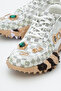 Stylish Women's Imported Sneakers with Stones - 3