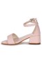 Sheila Fabric Daily Girls' 4 cm Heeled Sandals Evening Shoes - 4