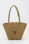 Jutty Women's Straw Knitted Hand and Shoulder Bag - Natural Looking Everyday Bag - 7