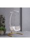 Bella Hanging Chair | 1-Seater Hammock | Modern Swing Chair for Indoor/Outdoor - 95x75x55cm