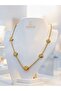 Minimalist Design Clover Motif Steel Necklace - 2