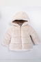 2-7 Years Old Hooded Plush Fleece Inside Girl's Coat
