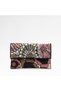 Renee Floral Handcrafted Beaded Golden Clutch Brown Bag Elegance for Every Occasion Day to Night