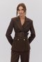 KEMERLİ KRUVAZE BLAZER