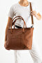 Mega Polo Faux Leather Crossbody Shoulder Bag - 5