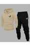 Eagle Printed Basic Tracksuit Set