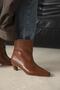 Viva Women's Wrinkled Leather Boots Brown