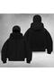 Unisex Ninja Cardigan with Zipper and Snow Mask / Balaclava Cardigan - 3