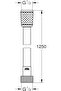 Relexaflex Shower Hose 1250mm Chrome, Smooth Anti-Fold Heat-Resistant Design - 5