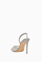 Rada 100 Crystal Stone, Mesh and Satin Slingback Stylish and Elegant High Heel Shoes - 3