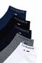 Men's Woven Fabric Seamless Soft 5-Pair Booties Socks - 2