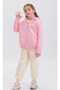 Girl's Hooded Thick Cardigan - 2