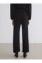 Lcwaikiki Classic Black Women's Knitwear Pants with Elastic Waist - 5