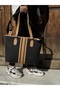 Women's New Season Large Size 3 Compartment Luxury Hand and Shoulder Bag Shoulder Bag