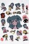 Lacey's Wardrobe Phone Laptop Bullet Journal Adhesive Foil Sticker Pack (20 Pcs)