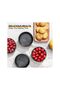 Mini Springform Pan Set 4 Small Cheesecake Pans Nonstick Removable Bottom 4 Inch Deep Gray - 5