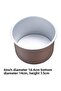 6/8-Inch Round Aluminum Cake Tin – Heavy-Duty Bakeware for Layer Cakes, Birthdays, and Weddings - 2