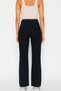 New Season Lara Black High Waist Wide Leg Jeans - 2